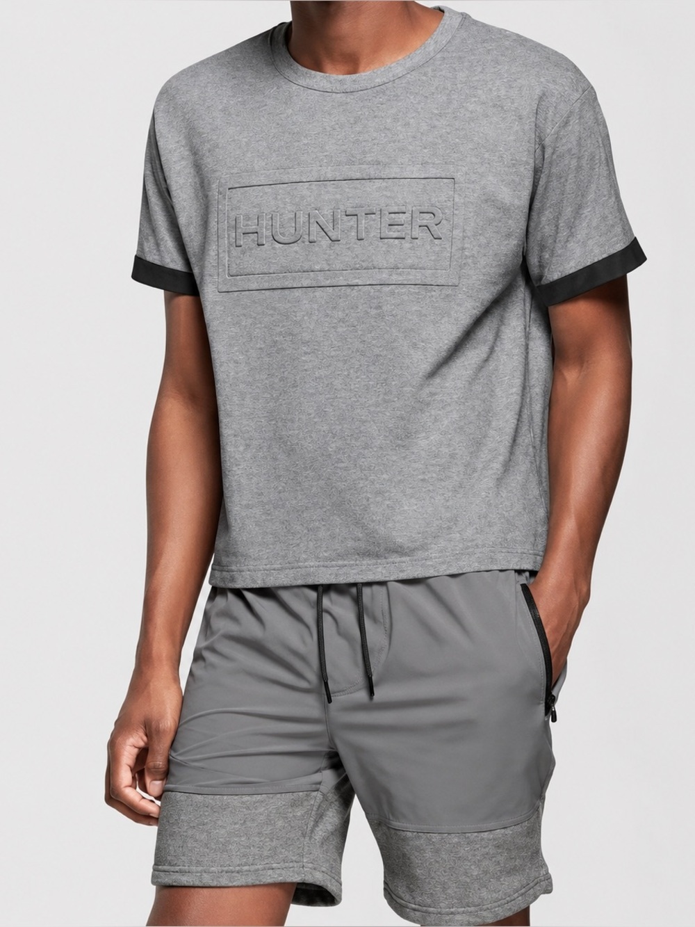 HUNTER x Target Rolled Sleeve Tee Shirt Size Large
